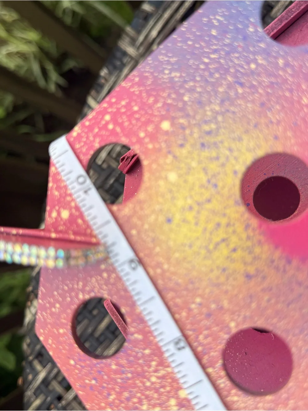 Rainbow splash-Multi-Tier Makeup or Jewelry Organizer-rhinestone accents